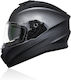 Yohe 981 SV Titanium Checkmate Cască Moto Față întreagă ECE 22.05 1450gr cu Sunvisor