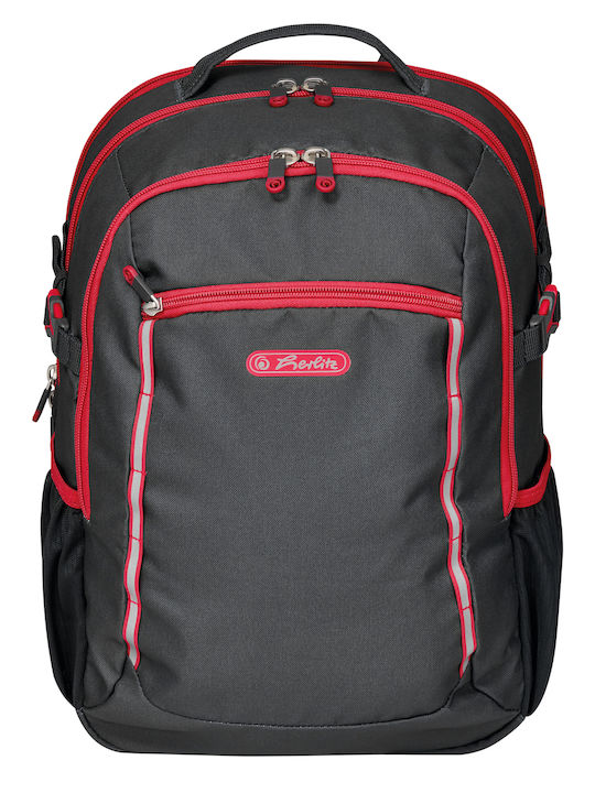 Herlitz Ulimate School Bag Backpack Junior High-High School in Red color