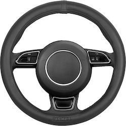 Sparco Auto-Lenkradabdeckung Medium mit Durchmesser 38cm Synthetisch Schwarz