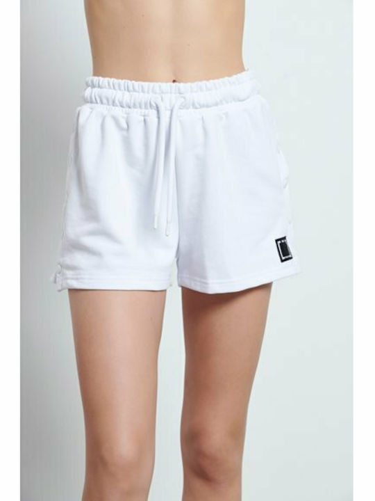 BodyTalk Women's High-waisted Sporty Shorts White