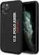 U.S. Polo Assn. Vertical Logo Back Cover Silicon Negru (iPhone 11 Pro)