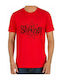 Pegasus Slipknot Logo T-shirt Rot