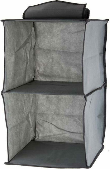 Fabric Hanging Storage Case For Clothes in Gray Color 30x30x50cm 1pcs