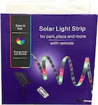 Waterproof LED Strip RGB Length 5m and 30 LEDs per Meter with Remote Control SMD2835 Solar