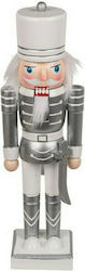 Out of the Blue Soldier Nutcracker Silver 25cm Out of the Blue Soldier Nutcracker Silver 25cm