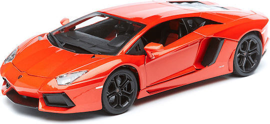 Bburago Car Lamborghini Aventador LP - Orange 1:18 For 10+ Years Old