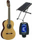 Alhambra Κλασική Κιθάρα 3/4 1C HT Gigbag Bundle Natural Gloss