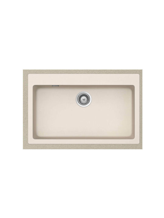 Schock Cristalite Manhattan 110-30080-1511 Drop-In Sink Synthetic Granite W79xD50cm Everest