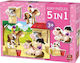 Kinderpuzzle Pferdchen im Stall für 2+ Jahre alt+ Jahre 29pcs King Puzzles