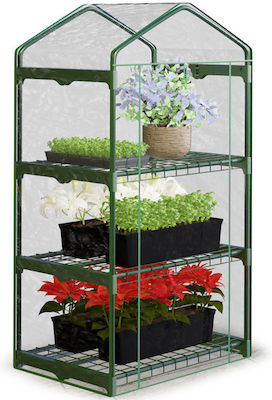 Plonos 4921 Greenhouse and Shelf 0.69x0.49x1.25m