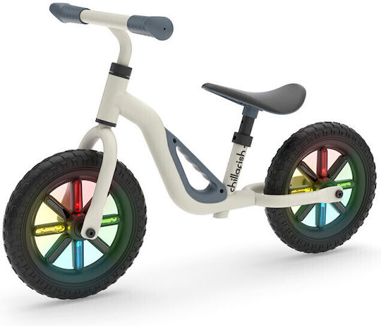 Chillafish Kids Balance Bike Charlie Glow White