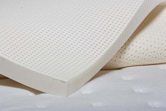 Idilka Mattress Topper Latex Super Double Latex Infused with Aloe & Removable Cover 160x200x4cm