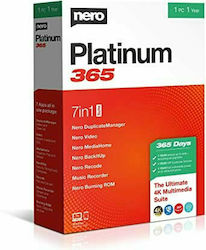 Nero Platinum 365 English for 1 User and 1 Year of Use