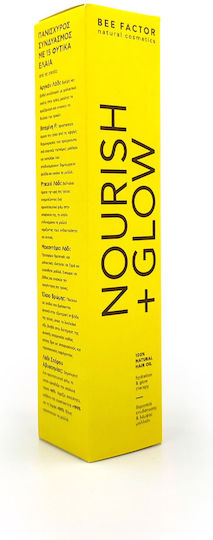 Bee Factor Nourish & Glow Масло за коса против Косопад & Цъфтеж 100мл