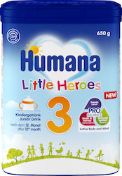 Humana Milchnahrung Optimum 3 Little Heroes für 12m+ 650gr