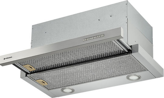 Turbo Plus Плъзгащ се аспиратор 60см Inox
