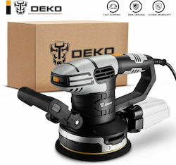 Deko DKSD150J2 Έκκεντρο Τριβείο 150mm Ρεύματος 450W με Ρύθμιση Ταχύτητας και με Σύστημα Αναρρόφησης