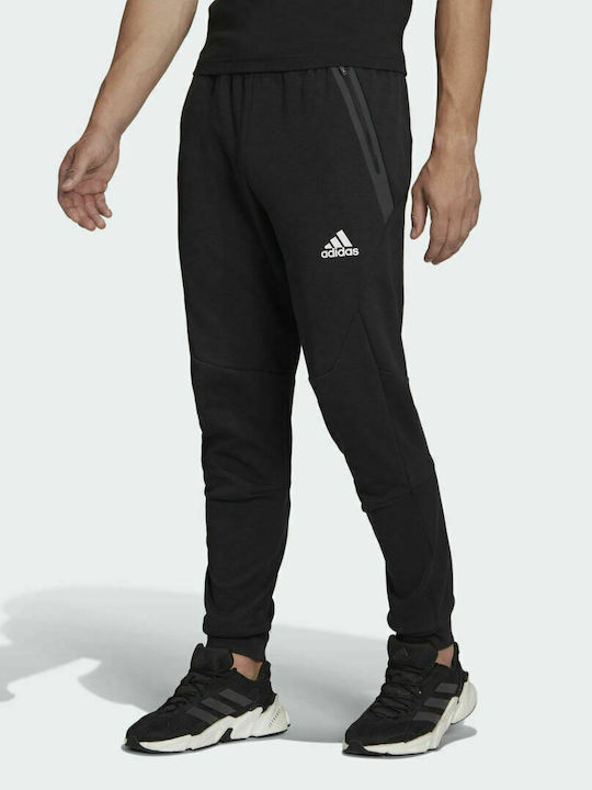 Adidas Designed For Gameday Παντελόνι Φόρμας με Λάστιχο Μαύρο