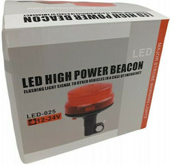 Car Beacon LED 12 / 24V with Orange Lighting