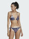 Souleaf Αθλητικό Set Bikini Τριγωνάκι με Αφαιρούμενη Ενίσχυση Shadow Navy