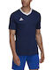 Entrada 22 Aeroready Athletic T-shirt Team Navy Blue