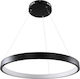 GloboStar Nemesis Pendant Light Black 60x60cm