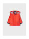 Mayoral Kids Sports Jacket short Windproof Hooded Red