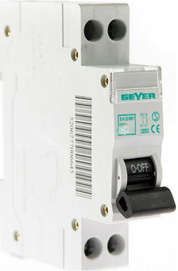 Geyer 2-Poles Automatic Circuit Breaker 6A EA106CN1