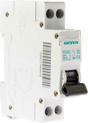 Geyer 2-Poles Automatic Circuit Breaker 16A EA116BN1