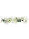 Νυφικό χτενάκι με λευκά λουλούδια σαν αληθινά 23cm