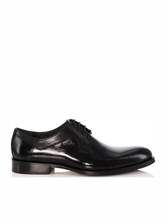 Boss Shoes Δερμάτινα Ανδρικά Σκαρπίνια Μαύρα