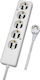 5-Outlet Power Strip White