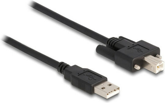DeLock USB 2.0 Cable USB-A male - USB-B male Μαύρο 3m (87215)