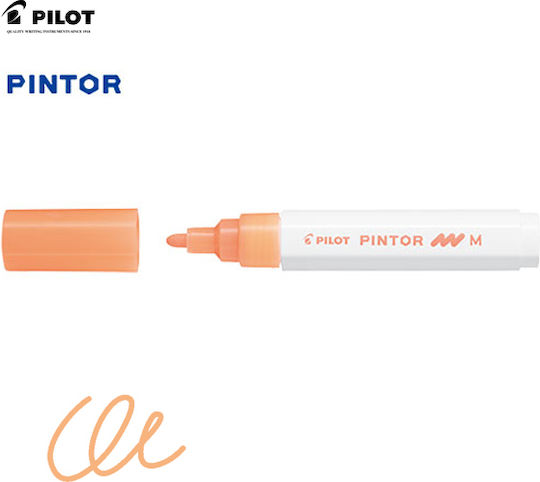 Pilot Pintor Medium Μαρκαδόρος Σχεδίου Πορτοκαλί 1.4mm