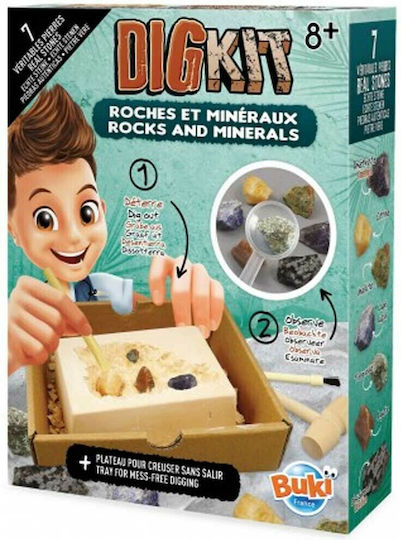 Buki Ανασκαφή: Λίθοι & Ορυκτά STEM Educational Game Crystals for 8+ years old Years Old