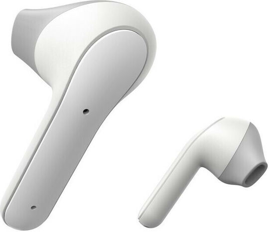 HAMA Freedom Light In-ear Bluetooth Handsfree Ακουστικά με Αντοχή στον Ιδρώτα και Θήκη Φόρτισης Λευκά