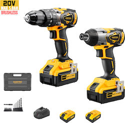 Maestro MCK-20BL Battery Powered Tool Set Impact Drill Driver & Impact Screwdriver Maestro MCK-20BL Battery Powered Tool Set Impact Drill Driver & Impact Screwdriver