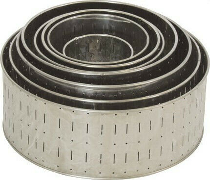 Biofan Καλούπι Τυριού Στρογγυλό Inox Φ20xΥ13cm