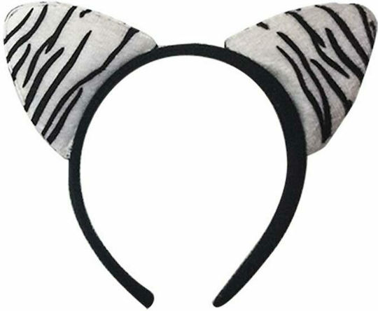 Carnival Headband White made of Plastic