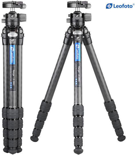 Leofoto Leofoto LS-285C Carbon Fiber Camera Tripod Up to 153cm and 10kg Maximum Load