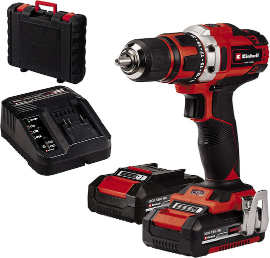 Einhell TE-CD 18/40-1 Li Akkuschrauber Batterien 18V 2x1.5Ah