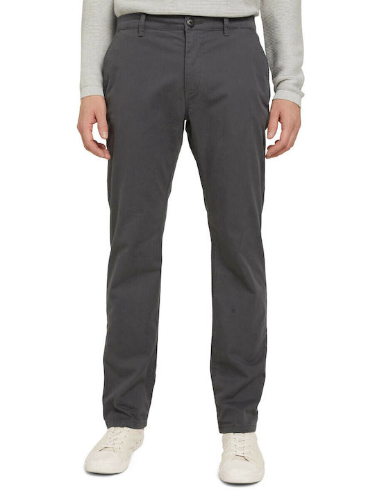 Trousers Chino Elastic in Regular Fit Gray