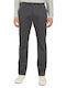 Trousers Chino Elastic in Regular Fit Gray
