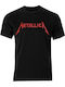 Tshirtakias Metallica Logo T-shirt σε Μαύρο χρώμα