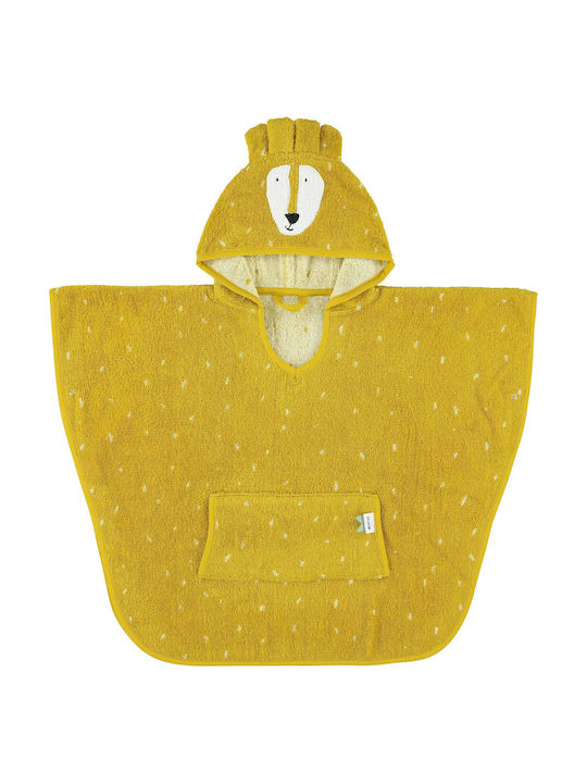 Trixie Trixie Baby Poncho Hooded Towel Lion Yellow