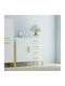 Sideboard Belle Holz mit Schubladen Weiß 102,5x41x91cm
