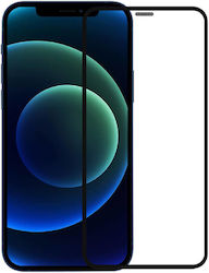 Powertech Full Face Tempered Glass Negru (iPhone 12 mini)