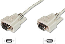 Digitus Καλώδιο RS232 9-pin female σε RS232 9-pin female 3m