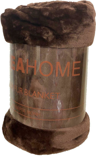 Linea Home Διπλή 200x240εκ. Καφέ