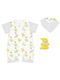 Hashtag Baby Bodysuit Set Short-Sleeved with Accessories Multicolour